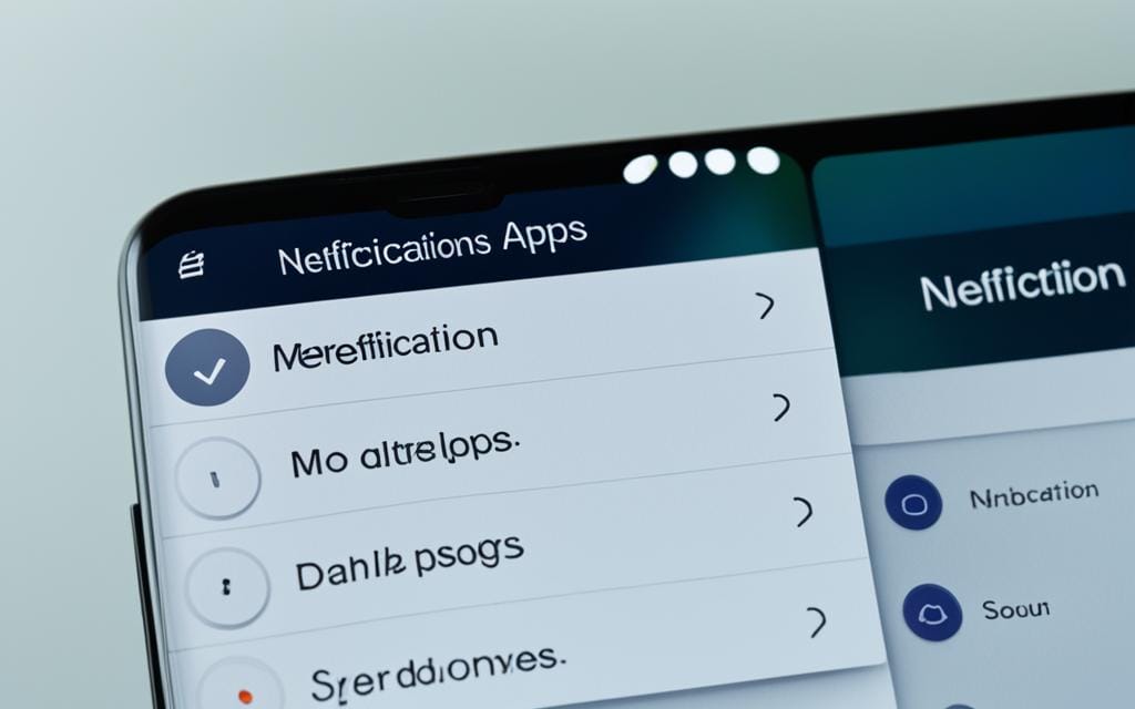 Android push notification settings