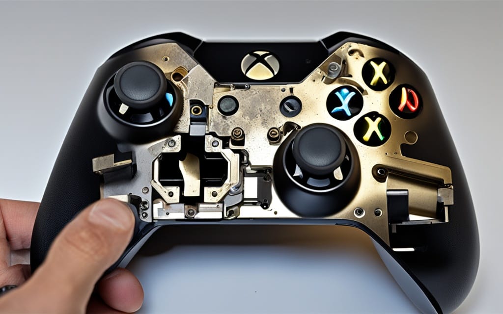 disassembling xbox one controller front panel