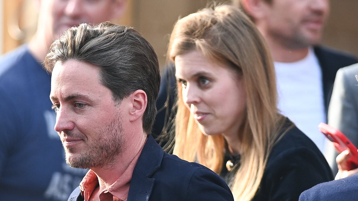 Princess Beatrice puts on united front with husband Edo during lunch out amid fears her ‘marriage is in trouble’ in wake of Epstein scandal