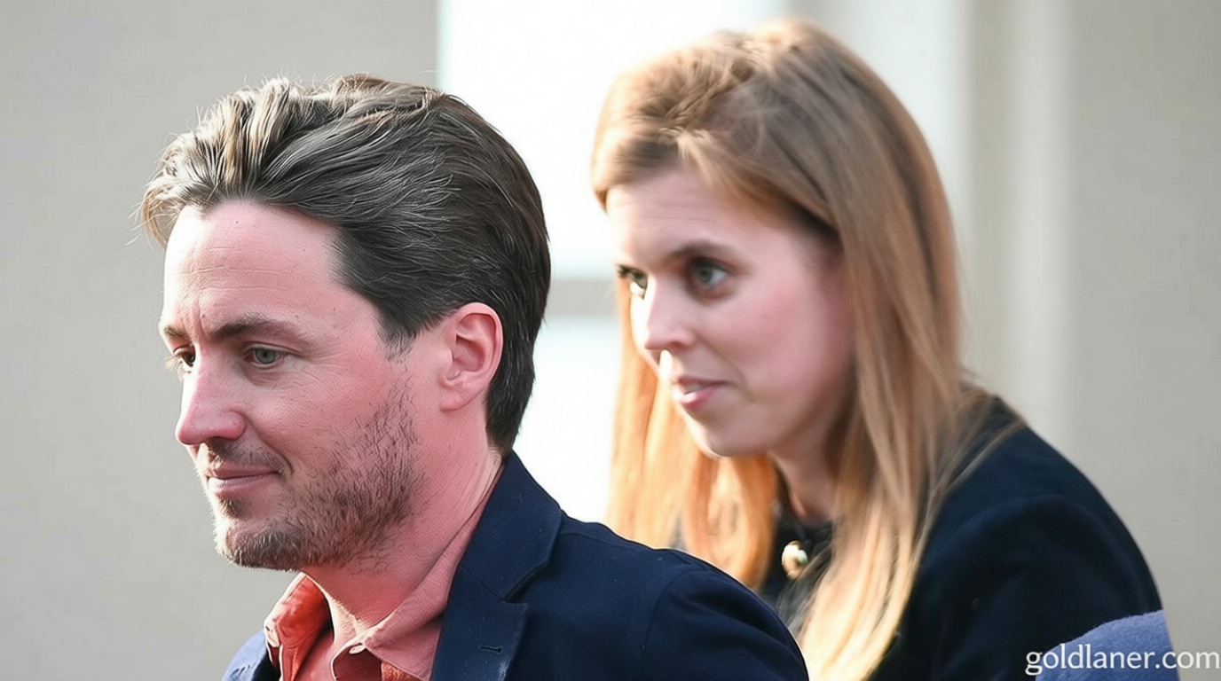 Princess Beatrice puts on united front with husband Edo during lunch out amid fears her ‘marriage is in trouble’ in wake of Epstein scandal