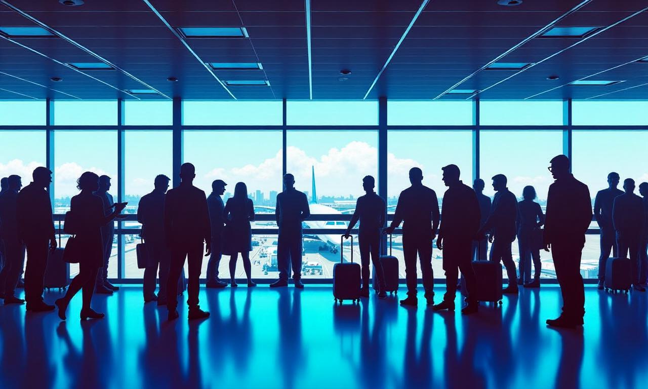 Long security lines form at airports as TSA agents miss first full paycheck amid DHS standoff