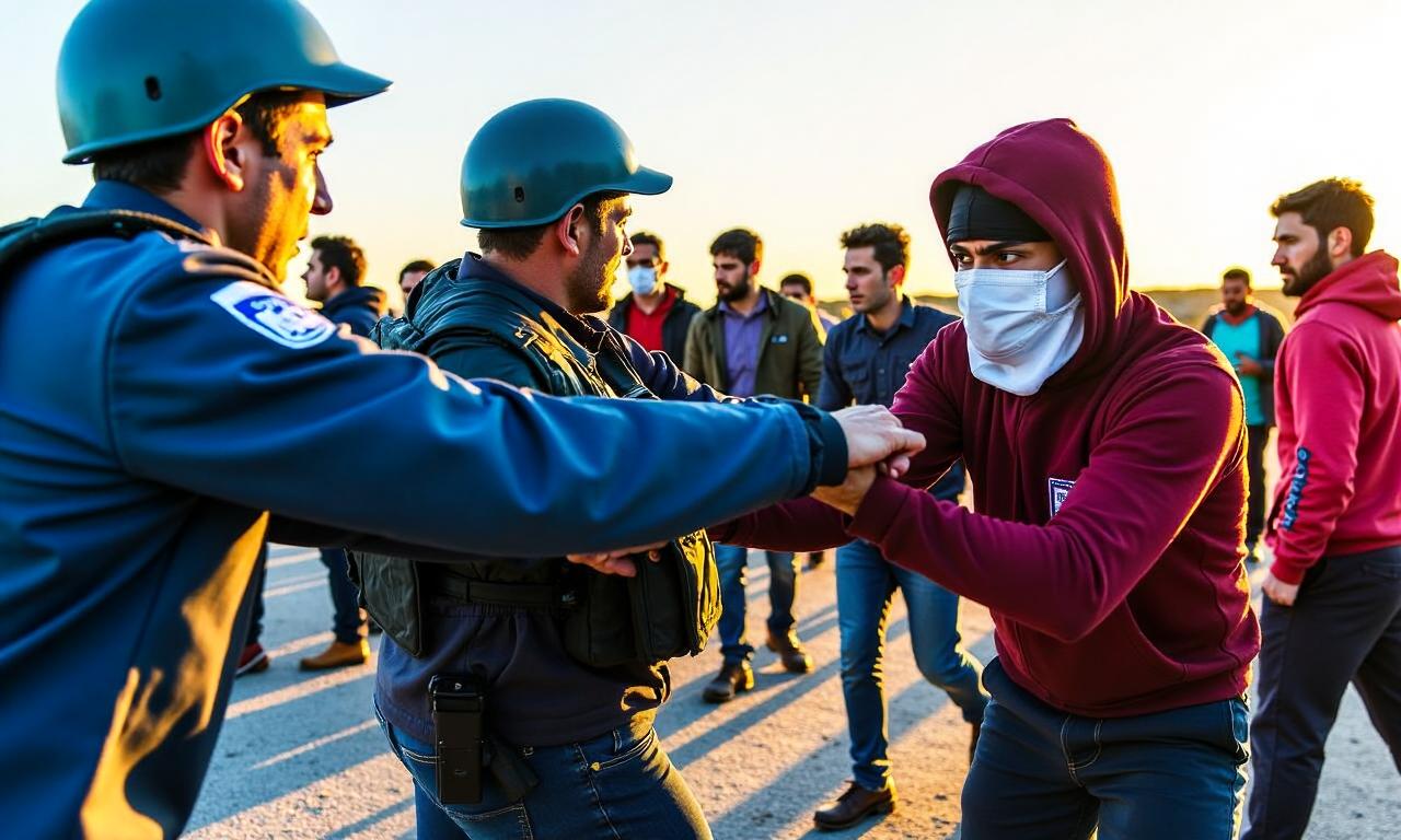 Greek police using masked migrants to forcibly push other migrants back across border