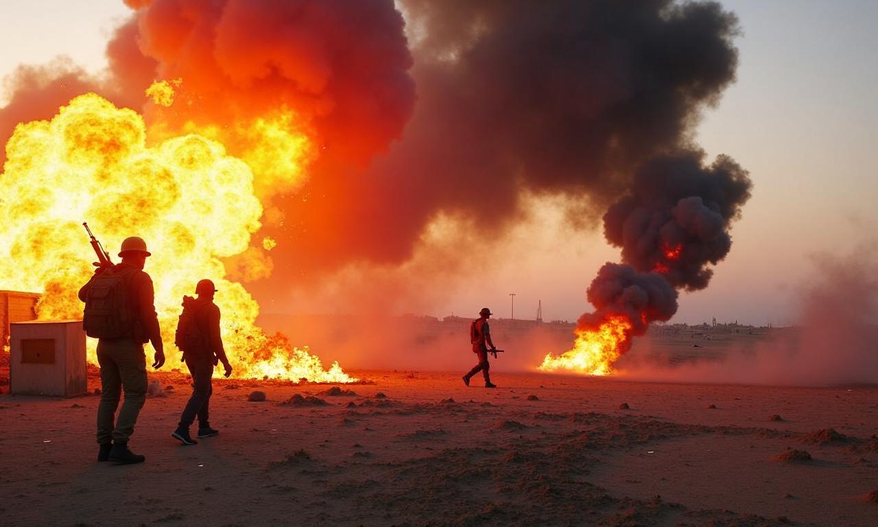 Ten killed in Israeli strikes and clashes between Hamas and militia in Gaza, local sources say