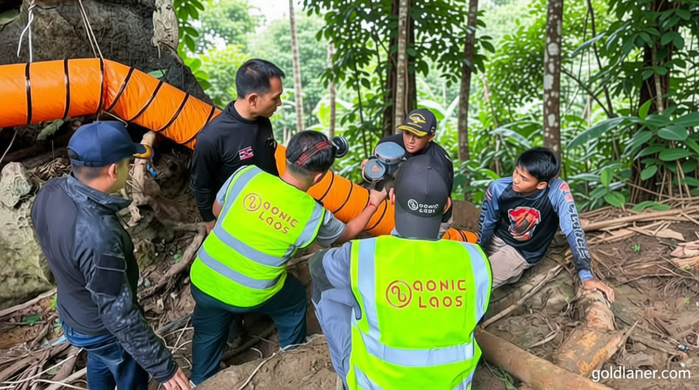 Rescuers hopeful they can pull 5 villagers from flooded Laos cave soon