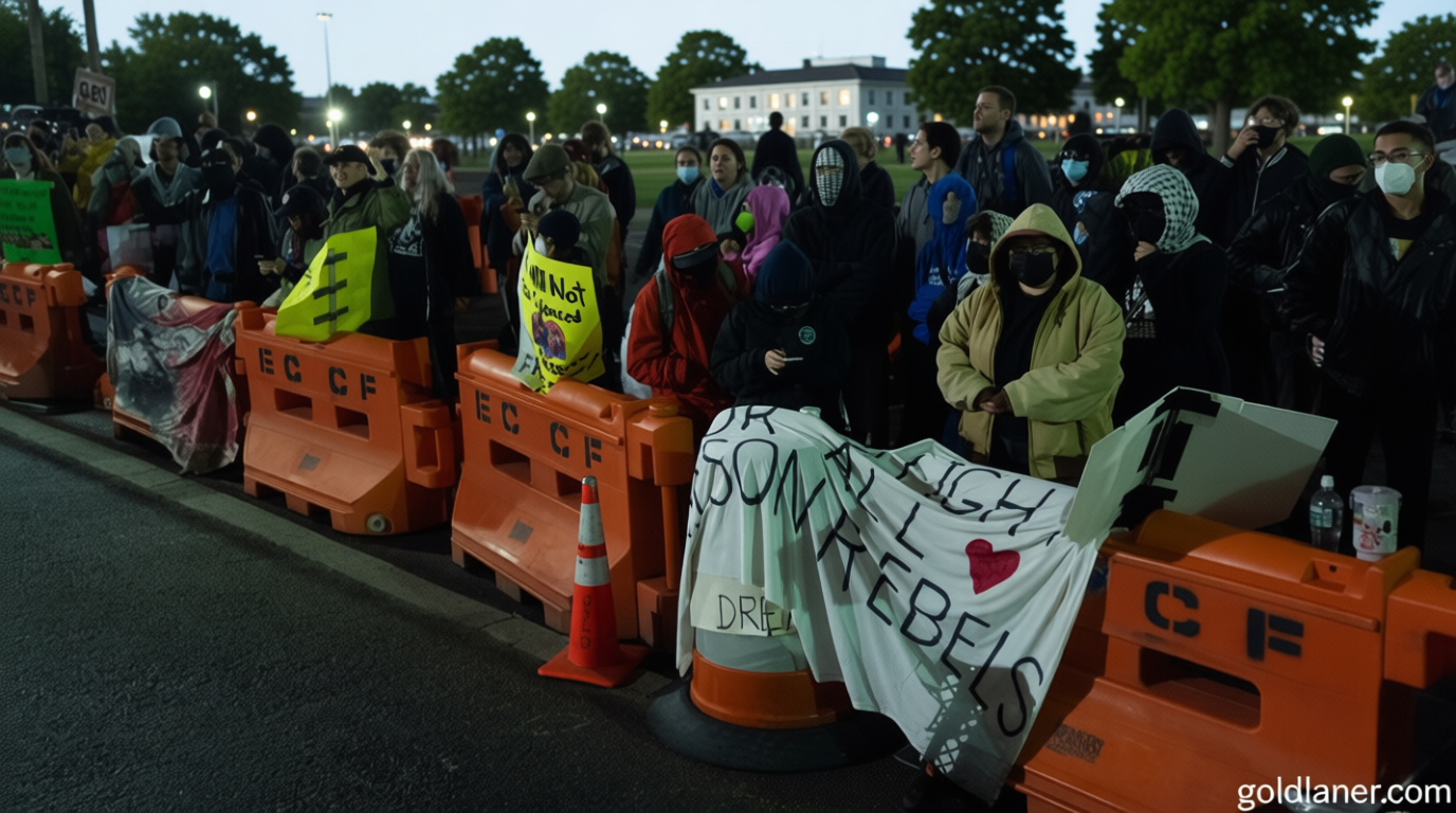 Protesters clash with agents outside New Jersey ICE facility. Inside, detainees continue their hunger strike, attorneys say