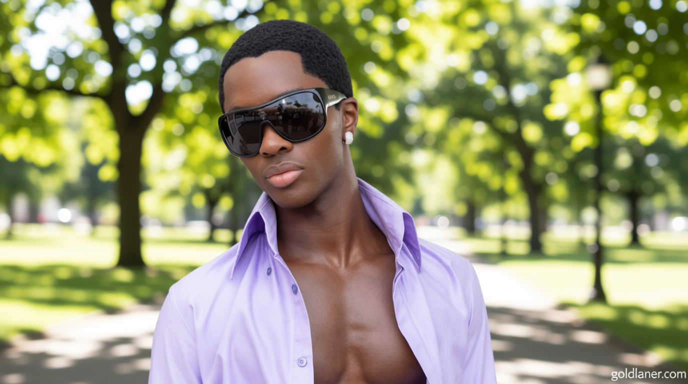 Look of the Week: How much chest should an open shirt show?