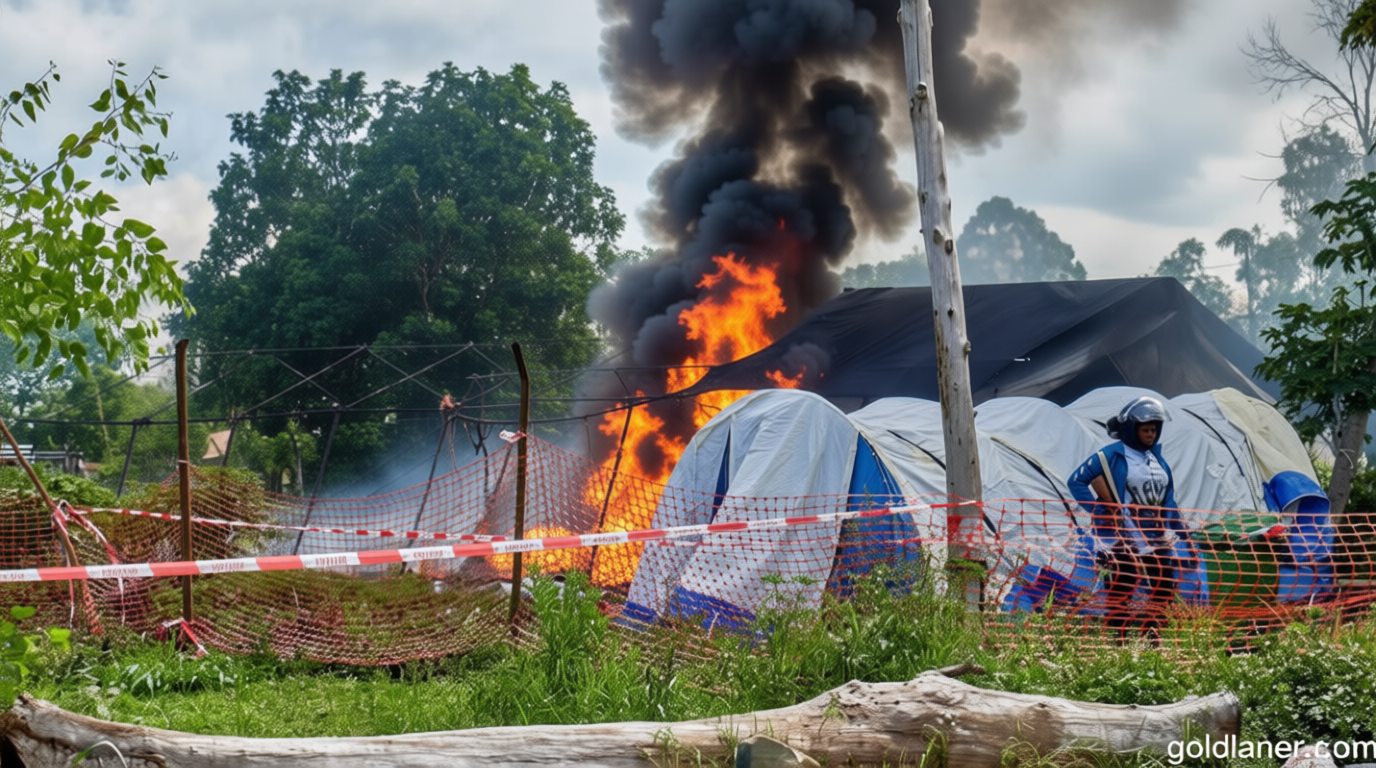 Protesters set Ebola treatment center on fire in DRC, demanding return of body