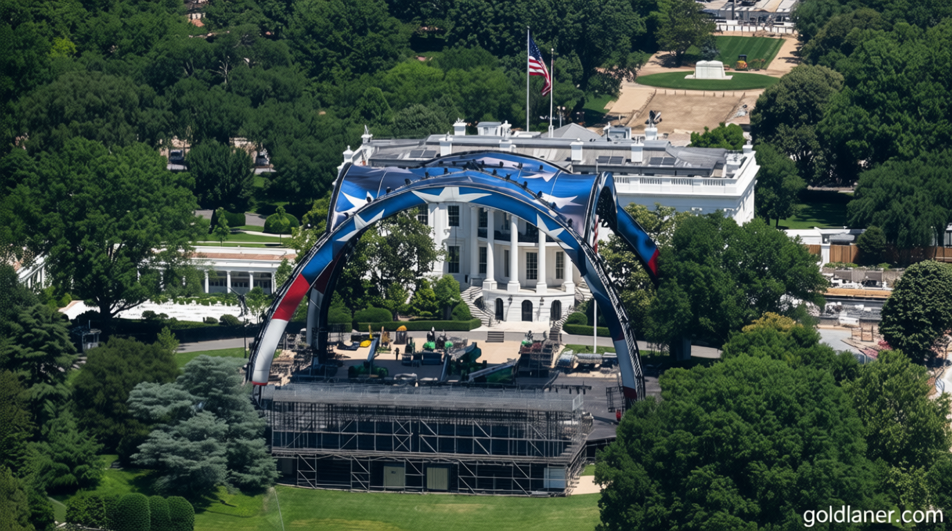 Trump suggests he won’t take down UFC ‘Claw’ on White House lawn