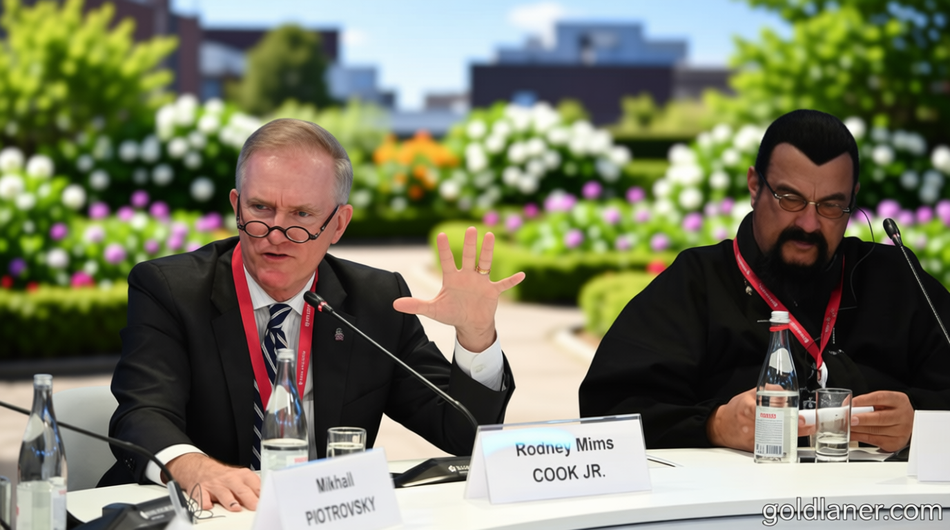 Steven Seagal, Candace Owens and Trump’s ballroom commissioner appear at Russia’s top economic forum