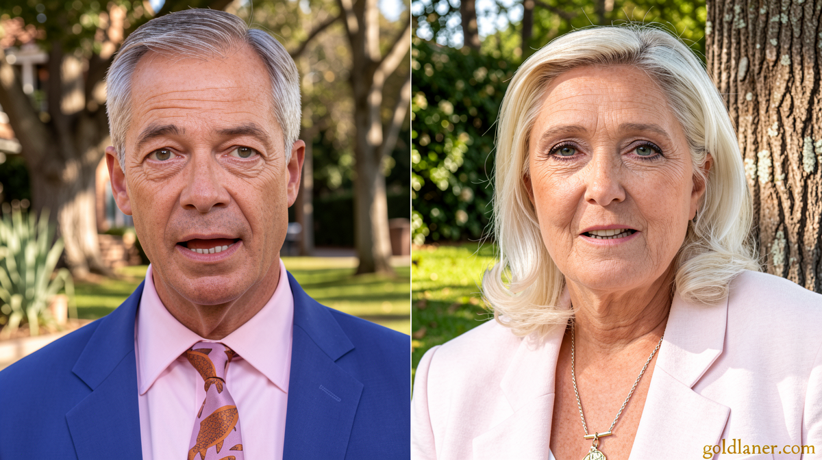 Farage and Le Pen make the same defiant pitch: Only the people can judge us
