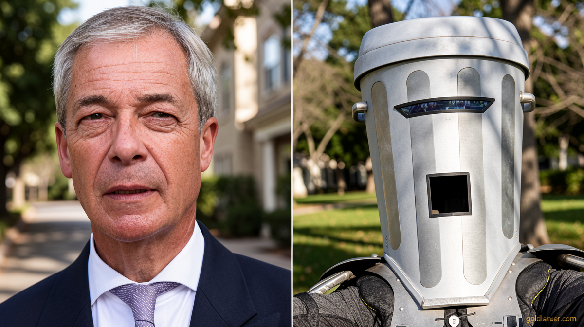 Farage left fighting a trash can as the UK populist leader’s election gamble backfires