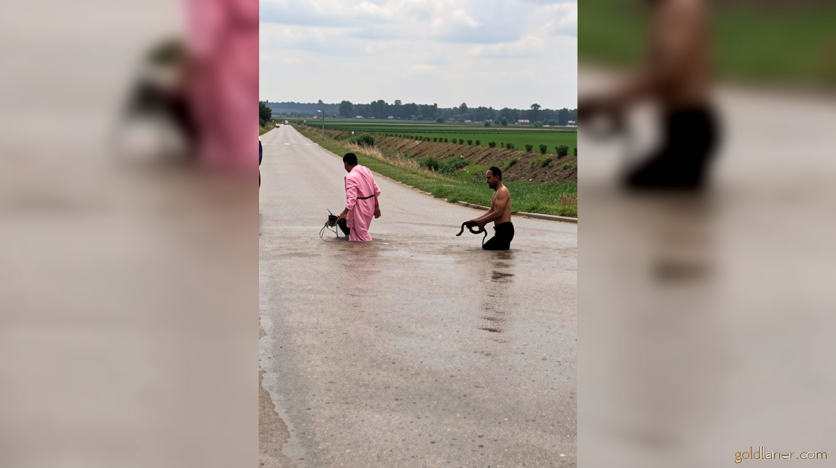 Torrential rains bring devastating floods to a Chinese city – and a snake invasion
