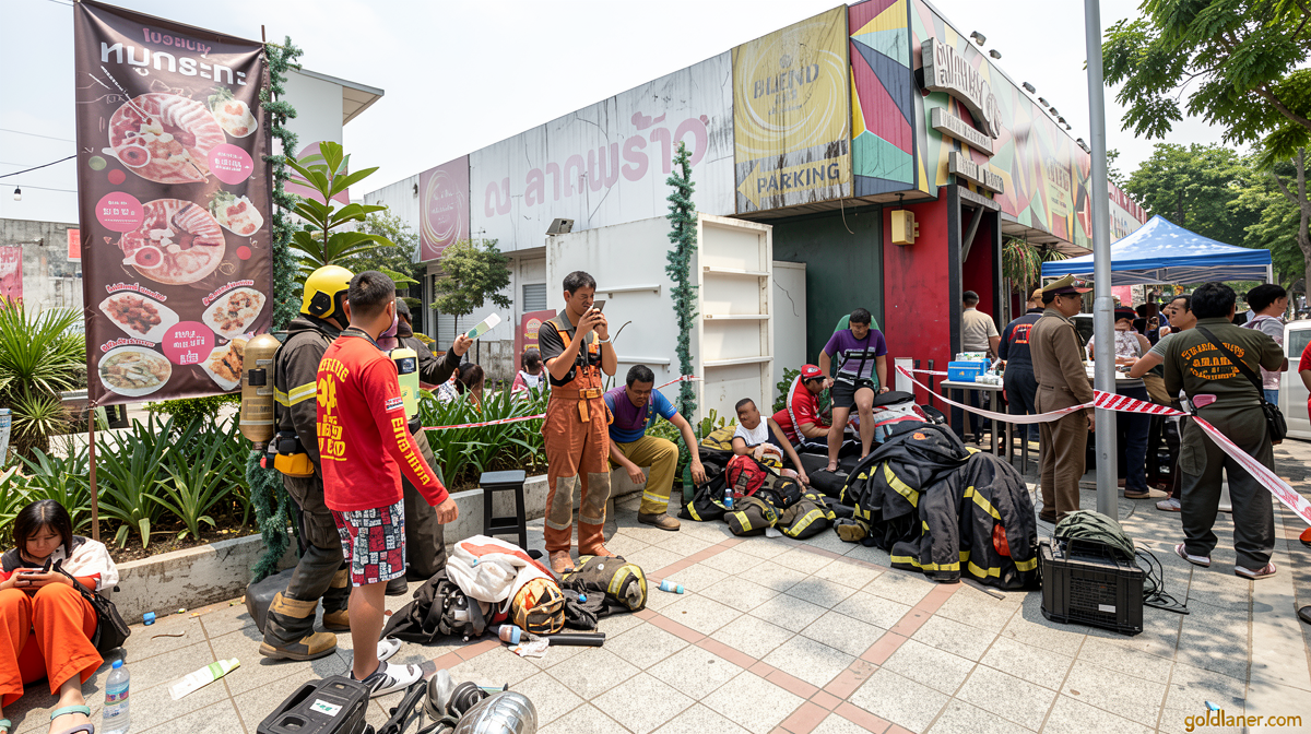 Fire breaks out at a pub in Bangkok, killing at least 27 people, officials say