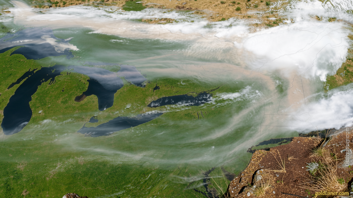 Dangerous smoke from Canadian wildfires moves into the Great Lakes and Northeast