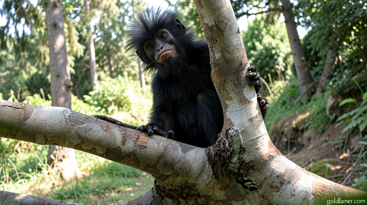 Monkey with orange lips identified as newfound species