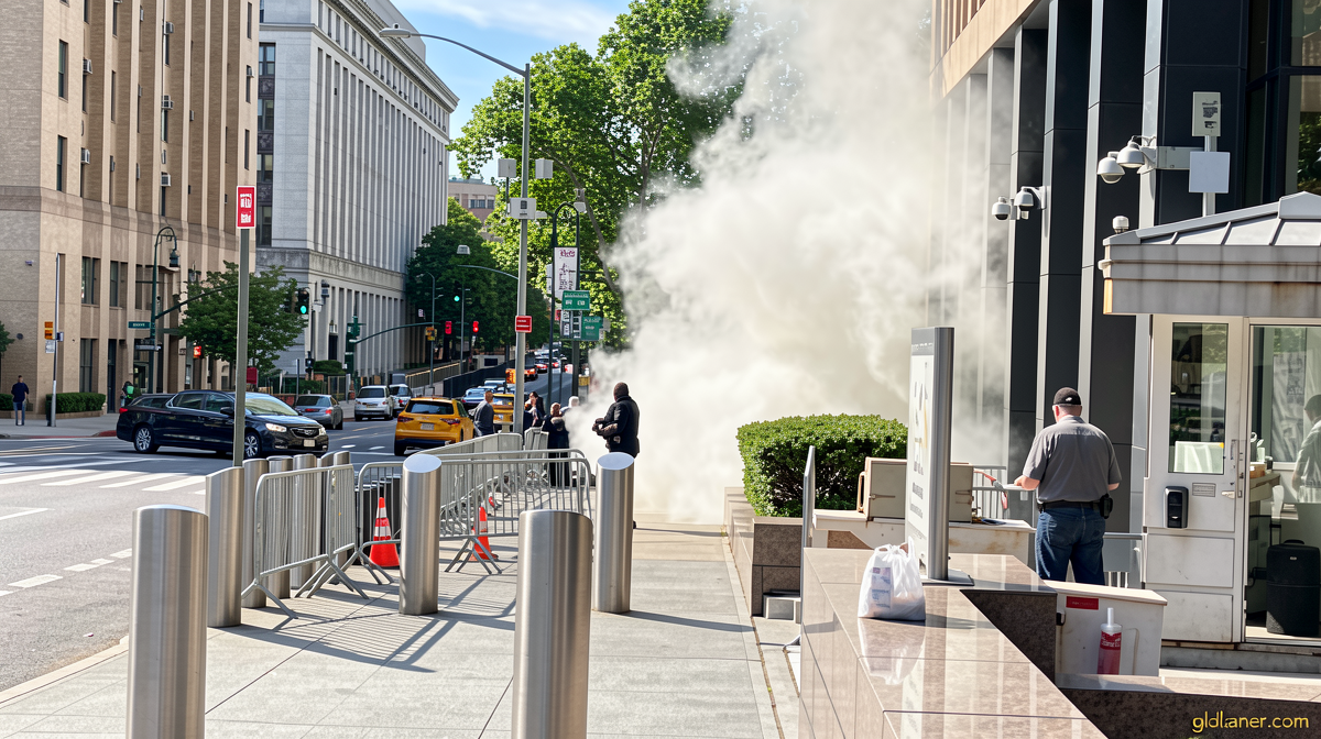 Man accused of throwing incendiary device at NYC federal building carried anti-ICE material, sources say