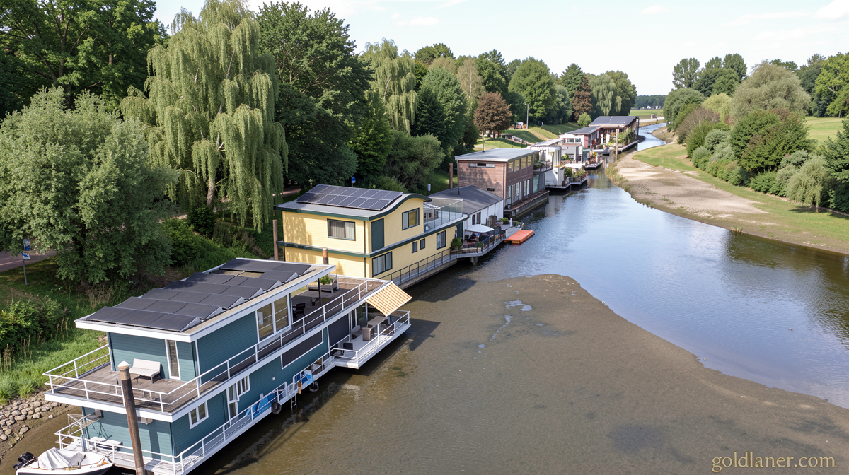 Stranded houseboats and grounded cruise ships: Europe’s rivers are shrinking amid heat and drought