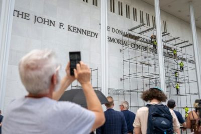 Kennedy Center votes to put Trump’s name back on building and close for renovations