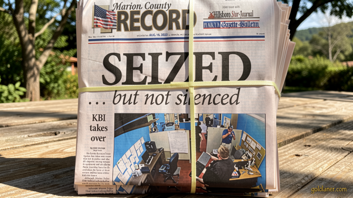 A Kansas town will pay $850K to end a reporter’s lawsuit over a 2023 raid on her paper’s offices
