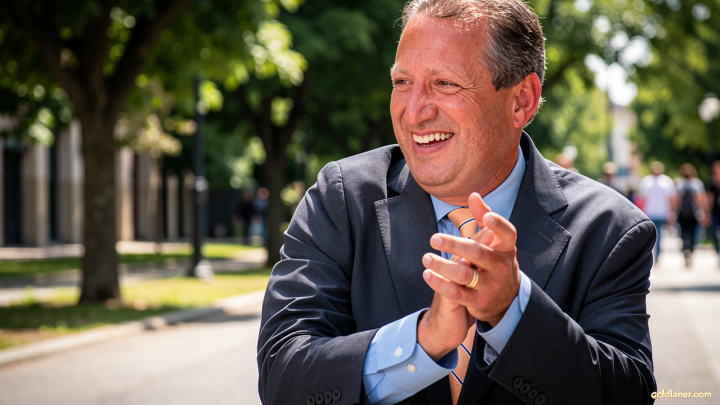 Democratic congressional nominee Brad Lander faces anti-Israel hecklers at New York protest